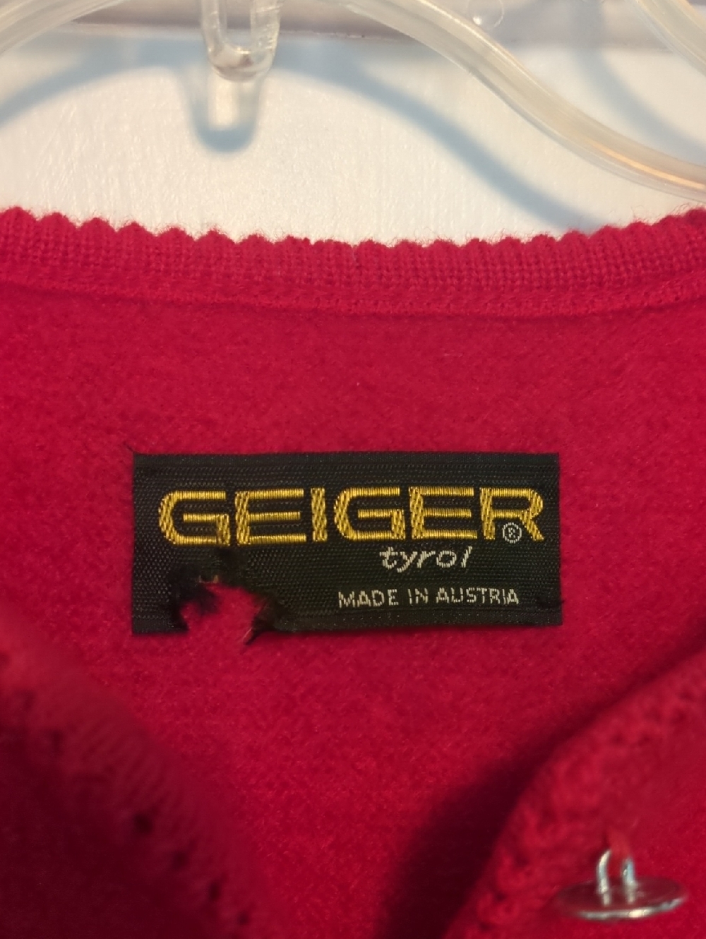 Geiger Pure Wool Sweater Small - Picture 2 of 10